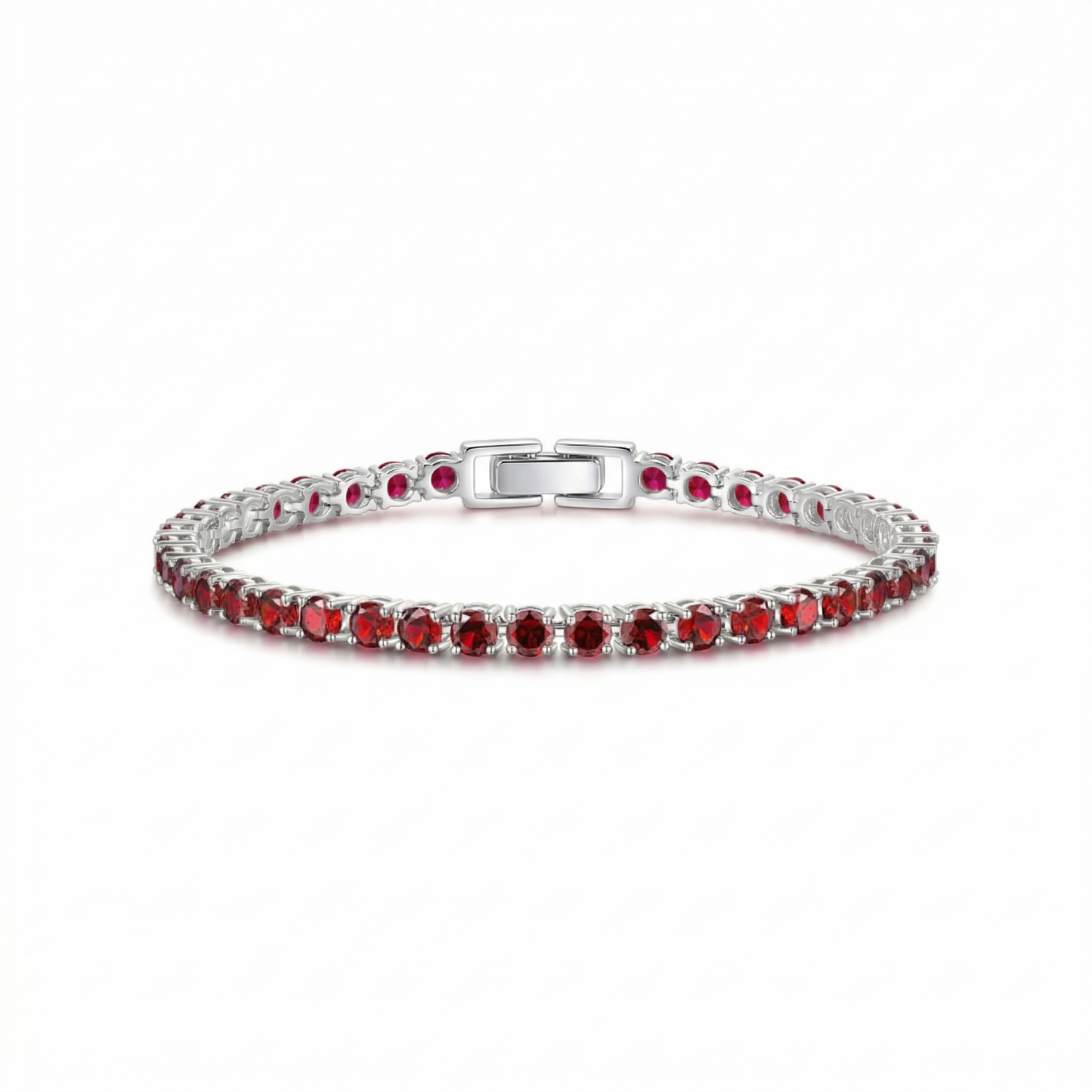 Ruby Tennis Bracelet