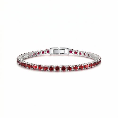 Ruby Tennis Bracelet