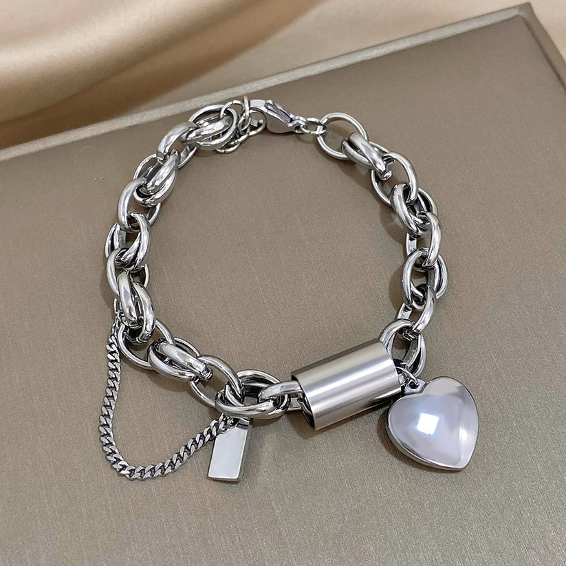 Chunky Heart Bracelet