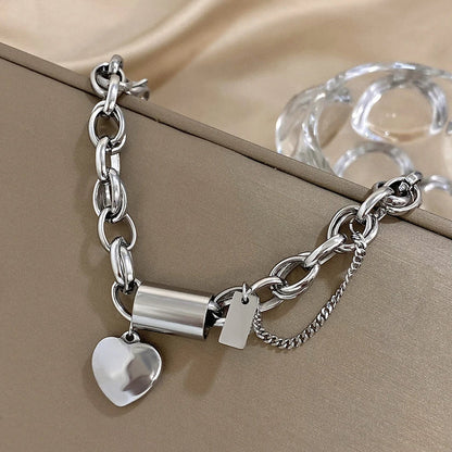 Chunky Heart Bracelet