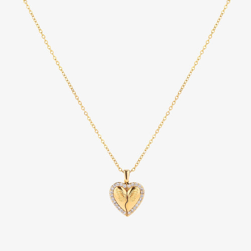Butterfly Heart Necklace