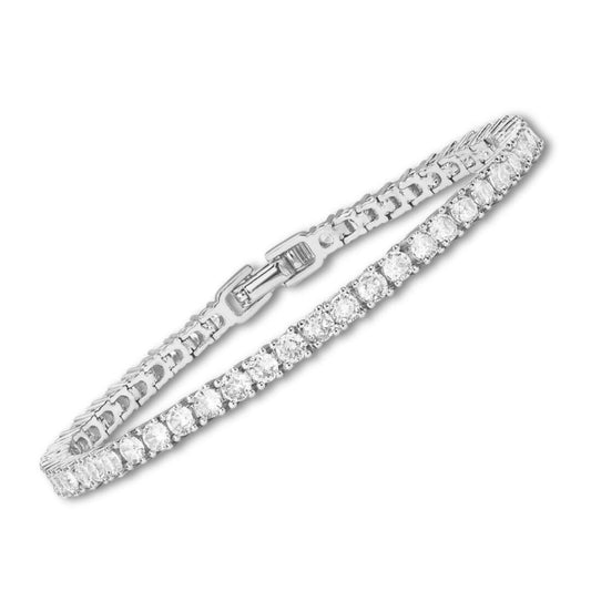 Moissanite Tennis Bracelet (White Gold)