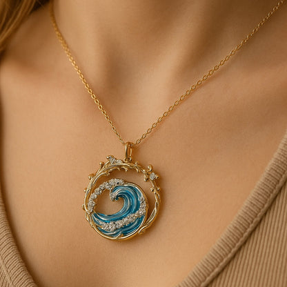 Aqua Sea Vows Necklace
