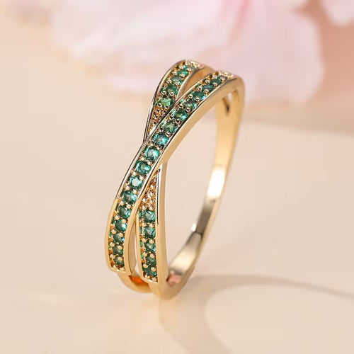 Emerald Flow Ring