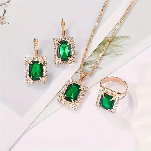 Sylvara Greenveil Jewelry Set