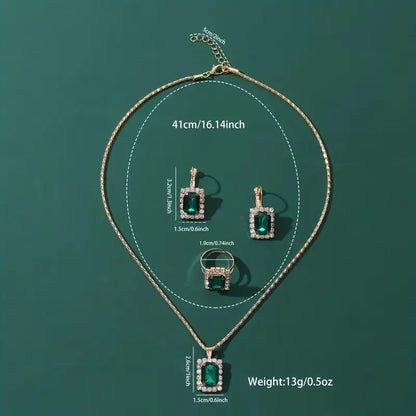 Sylvara Greenveil Jewelry Set