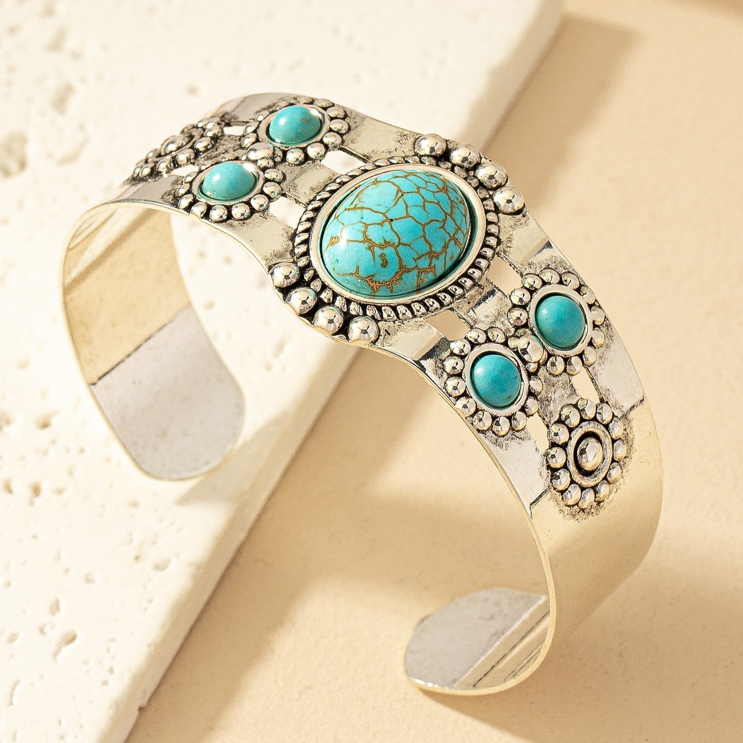 Seren Turquoise Cuff Bracelet