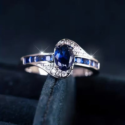 Sapphire Flow Ring