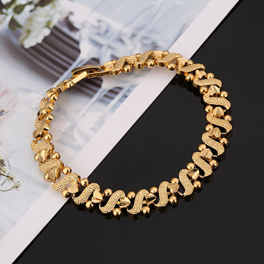 Lily Ornate Wave Bracelet