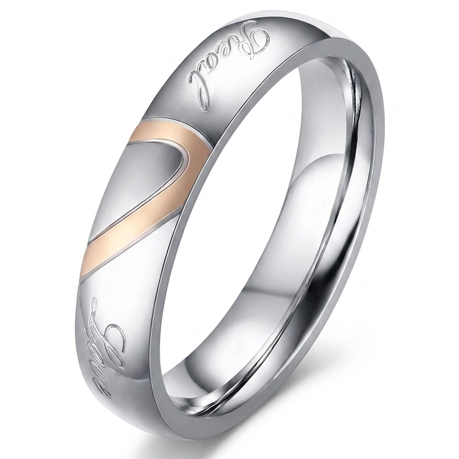 Eternal Couple Ring (White Gold)