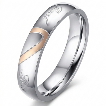 Eternal Couple Ring (White Gold)