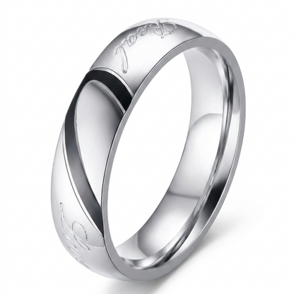 Eternal Couple Ring (White Gold)