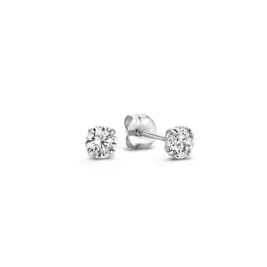 Moon Tear Stone Stud Earrings