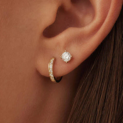 Dara Brilliant Stone Earrings Set