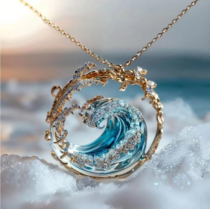 Aqua Sea Vows Necklace