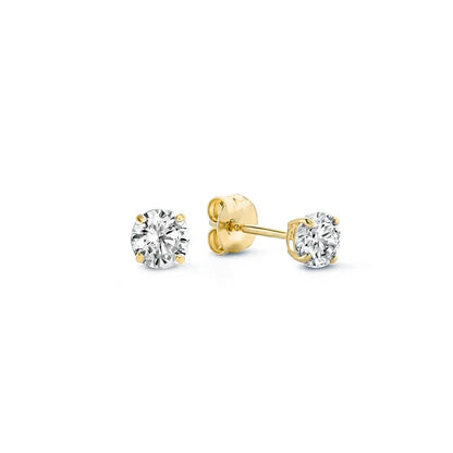 Moon Tear Stone Stud Earrings