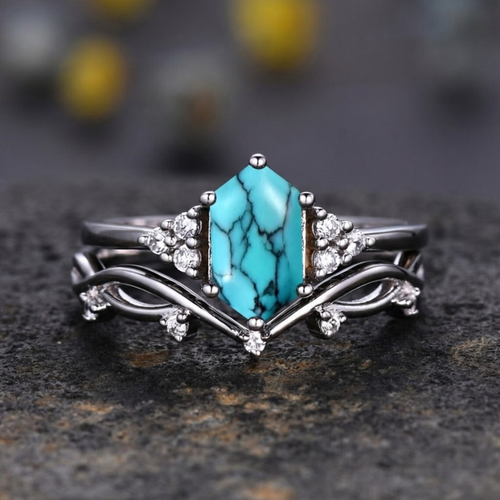 Elarin Sea Crest Ring Set