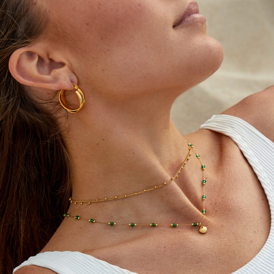 Nerissa Gold Shell Necklace