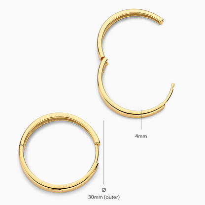 Gia Statement Hoop Earrings