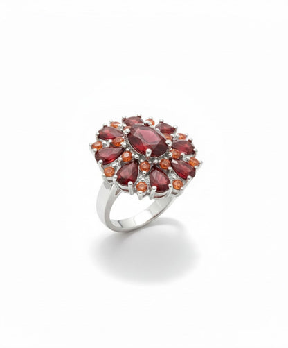 Scarlet Petal Ring